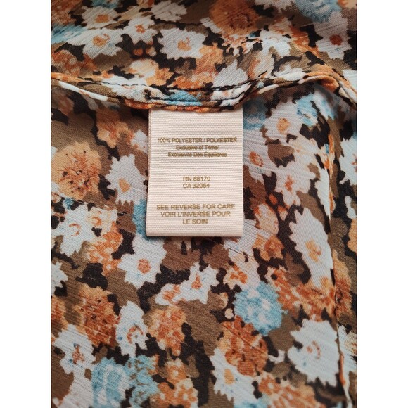 Women's Free People Brown Floral Lace Sheer Tank Top XS - Picture 7 of 8